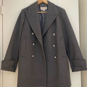 Woman’s: Gray Peacoat Size: 10